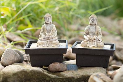 Brunnen Buddha 2 teiliges Set