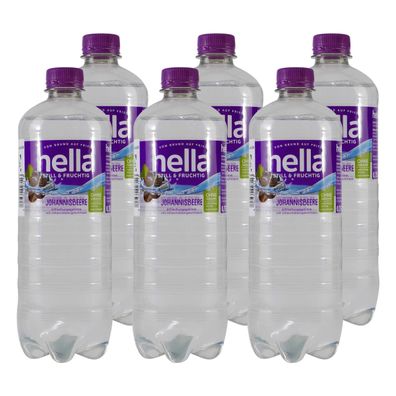 hella Johannisbeere Erfrischungsgetränk (6 x 0,75L) EINWEG