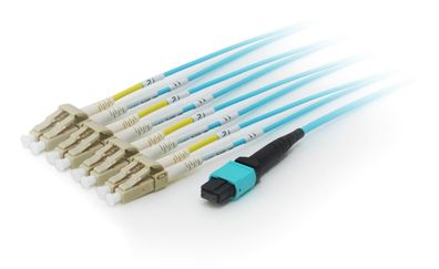 Equip 25556707 Equip MTP/LC Trunk Fiber Patch Cord OM4 M/M 15.00m Polybeutel