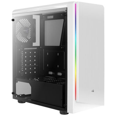 Aerocool ACCM-PV13012.21 Geh AeroCool Midi Rift White MicroATX/ATX/MiniITX o.N