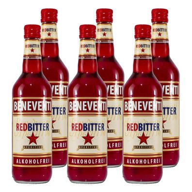 Beneventi Red Bitter Aperitivo -alkoholfrei- (6 x 0,7L) EINWEG