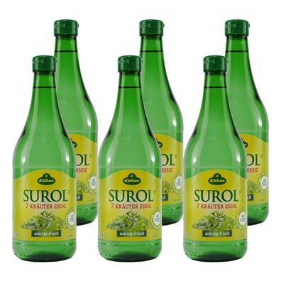 Kühne Surol 7 Kräuter Essig (6 x 0,75L)