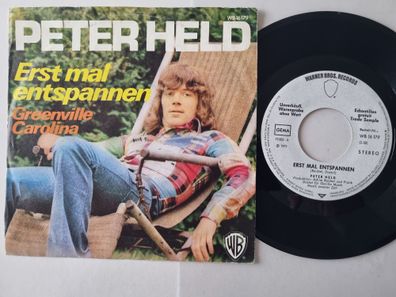 Peter Held - Erst Mal Entspannen 7'' Vinyl Germany PROMO