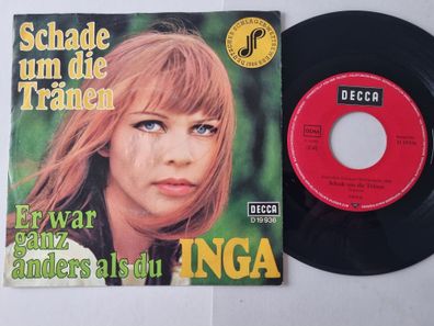 Inga Rumpf - Schade Um Die Tränen 7'' Vinyl Germany
