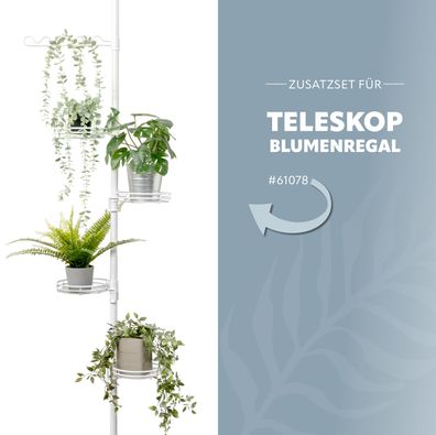bremermann Zusatz-Pflanzenteller für Teleskop-Blumenregal