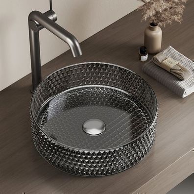 EMKE Rund Aufsatzwaschbecken Zyvex