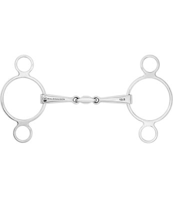 3-Ring Gebiss doppelt gebrochen