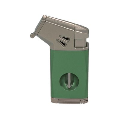 WinJet Zigarrenfeuerzeug mit Jet Flamme (V-Cutter + Dorn) mint / titan