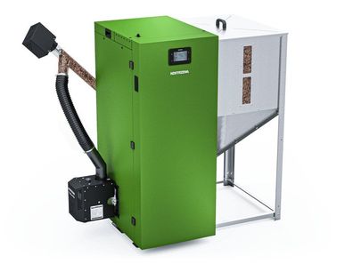 Kostrzewa Twin Bio 16kW Pelletkessel Pelletheizung BAFA-förderfähig