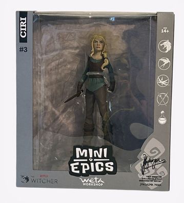 The Witcher Mini Epics #3 Ciri Figur 15 cm Groß Weta Workshop