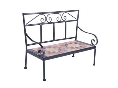 Blumenbank SARAH Keramik Schwarz 30x19x39,5 Pflanzenständer Pflanzenregal