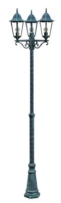 Kandelaber ANNA Aluminium Grün-schwarz 220x58x58 Außenwegeleuchte Hof Garten