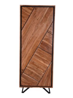 Highboard EBBA Akazie Akazienbraun 181x40x70 Kommode Wohnzimmer Sideboard Flur