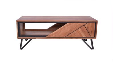 Couchtisch EBBA Akazie Akazienbraun 46x50x120 Sofatisch Wohnzimmertisch