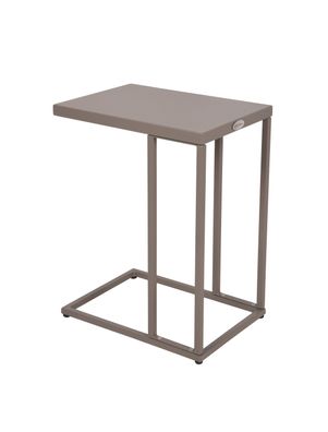 Beistelltisch INES Stahl Taupe 56x31x43 Couchtisch Sofatisch Abstelltisch