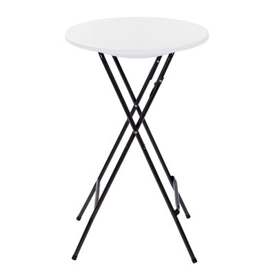 Stehtisch ULLA Kunststoff Weiß 105x60x60 Bistrotisch Stehtisch Bartisch