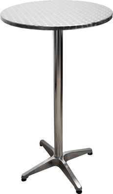 Stehtisch IVAR Rund Alu-Gestell Silber 110x60x60 Bistrotisch Stehtisch Bartisch