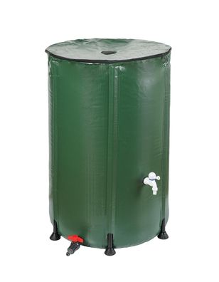 Regentonne OLAF 750L Faltbar Kunststoff Grün 98x100x100 Regenwassertank