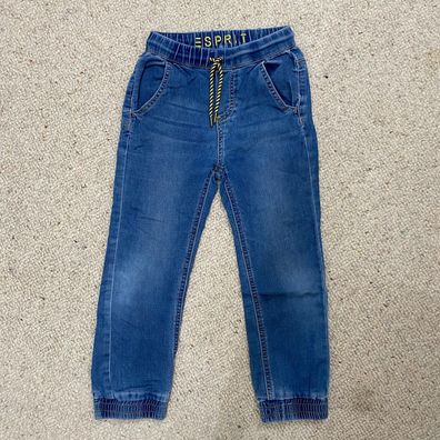 Esprit Jungen Jogger Jeans Gr. 122 Leichte Sommer Schlupfjeans Blau | Guter Zustand