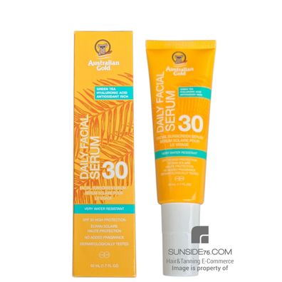 Australian Gold/SPF30 Daily Facial Sunscreen Serum 50ml/Sonnenschutz/Sonnencreme