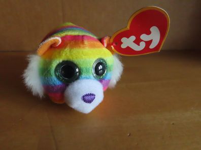 Figur klein Plüschtier mit Kulleraugen Tiger Stripes TY 2019 Beanie