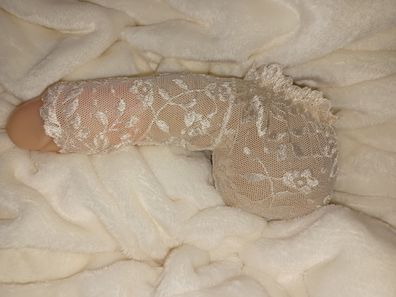 Penissocke Champagner Spitze Sissy Love transparent Handmade in Germany