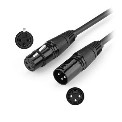 G71C XLR Audio Kabel Verlängerung Mikrofonkabel XLR Stecker auf XLR Buchse 5m