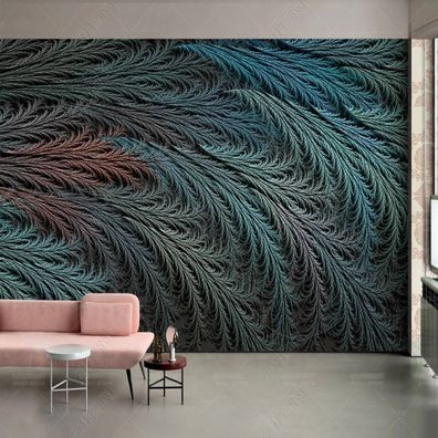 XXL Wandbild 3D Goldene Soft Panel Struktur Fototapete Modern 10834
