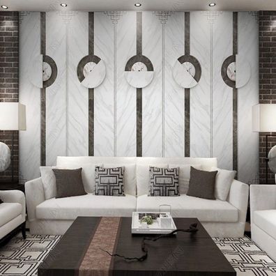 3D Fototapete Marmor Kreise Geometrie Wandbild XXL Vliestapete 10837