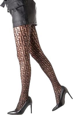 Elegante Fantasy Transparente Strumpfhose Frau 40Den Extra Komfort