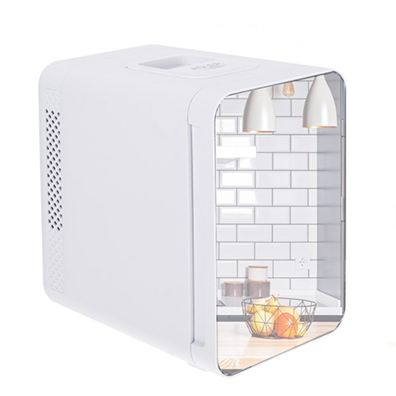 Adler AD 8085 Mini-Kühlschrank mit Spiegel - 4 L, mit Kühl- & Heizfunktion