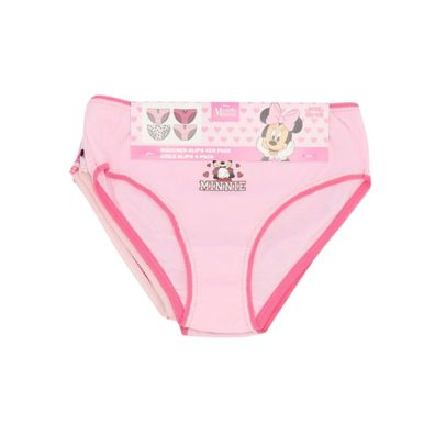 Disney Minnie Mouse Kinder Slips 4er Pack Unterwäsche Baumwolle