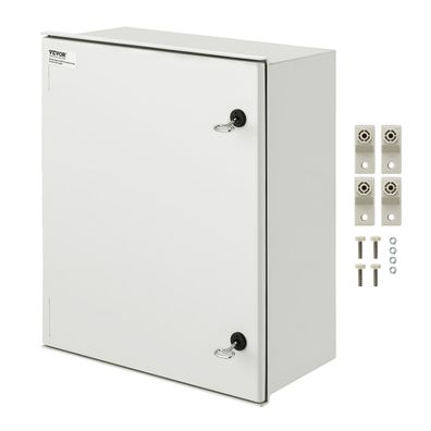 VEVOR Schaltschrank NEMA 4X Glasfaser 600x500x230mm IP66 mit Montageplatte
