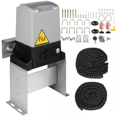 VEVOR Automatischer Schiebetéröffner 1500 kg Infrarot-Sensor 70 m