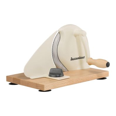 Zassenhaus Brotschneidemaschine Classic 30 cm Edelstahl Retro