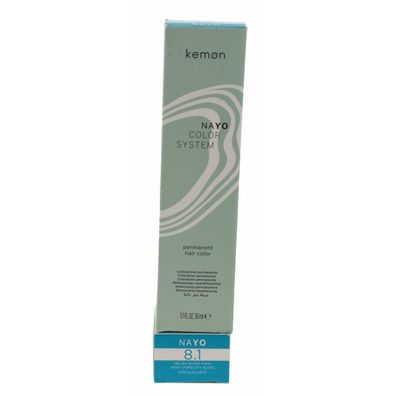 Kemon - Farbstoff Nayo-Asche 8.1 Licht-Blond 50ml