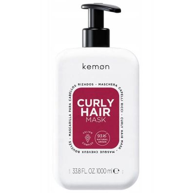 Kemon, Curly Hair, Hair Treatment Cream Mask, 1000 ml