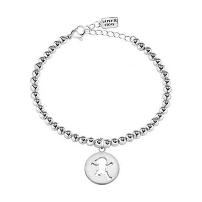 Steel bracelet Baby boy LPS05AQL02