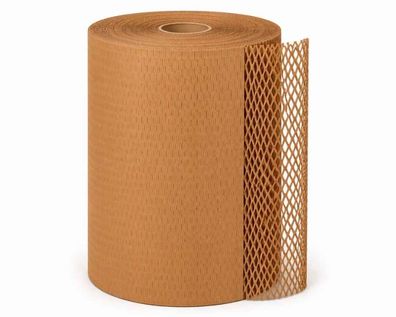 Wabenpapier Rolle 40cm x 250m | 80g/m² Kraftpapier | Packpapier Polsterpapier