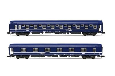Arnold HN4405 SNCF, 2-tlg. Set T2 Schlafwagen, Ep. IV- Spur N