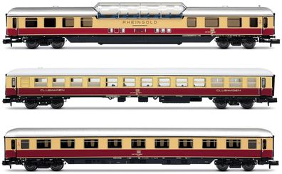 Arnold HN4507 AKE, 3-tlg. Set Rheingold, Set 1/2, best Spur N