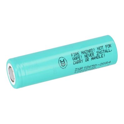 100er Set Samsung Akku INR18650-20R 18650 Flattop Li-Ion 3,6V 2000mAh
