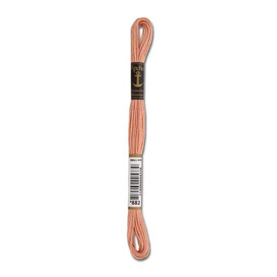 8m Anchor Stickgarn - Farbe 882 - Make up