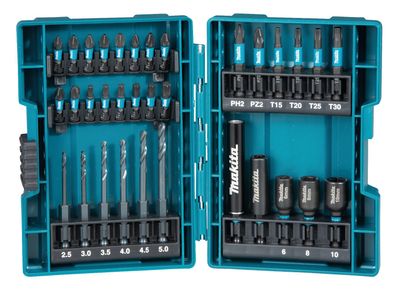 Makita Bohrer-Bit-Set 33-tlg. Impact Black B-66896 Impact Black • 33-teilig