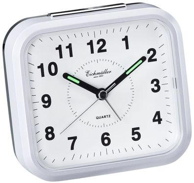 Eichmüller > Wecker Analog ansteigender Alarm > weißes Zifferblatt