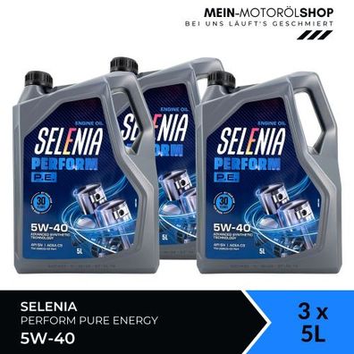 Selenia Perform Pure Energy 5W-40 3x5 Liter
