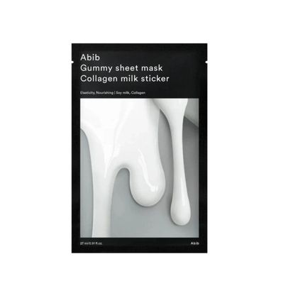 ABIB Gum Sheet Mask Collagen-Milchaufkleber 1 Stück