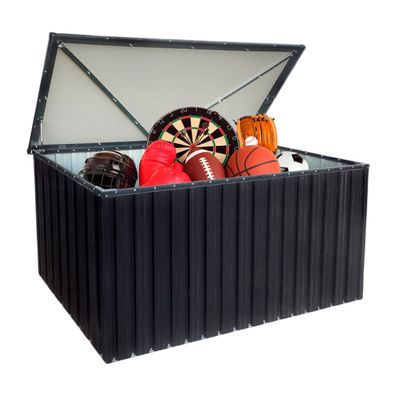 Fornorth Outdoor Aufbewahrungsbox 131x78x73cm 610L, Schwarz