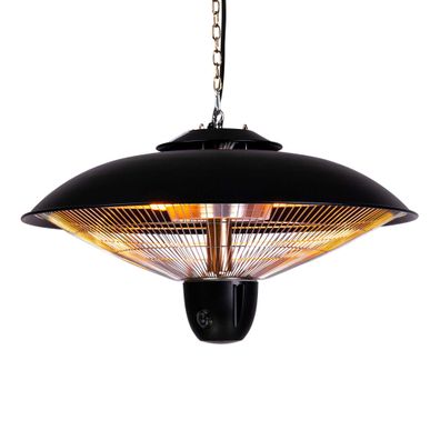 Fornorth Heizstrahler Ceiling Heater Deluxe 2000W fernsteuerung, schwarz