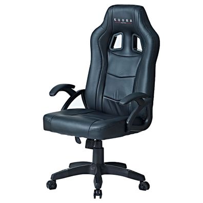 Kuura Gaming Gaming-Stuhl Gamer, Schwarz